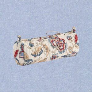 Pottery Barn Floral Print Pencil Travel Case